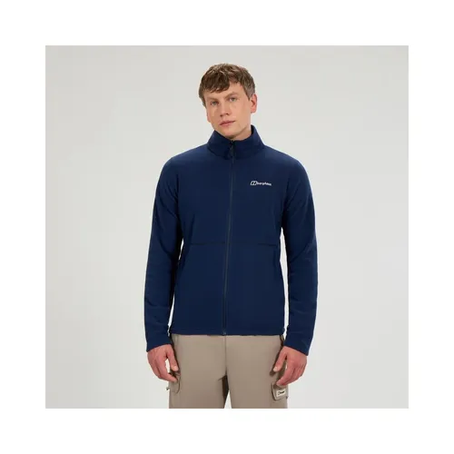 Berghaus Prism Micro Polartec Fleecejacke AM Dusk/Dusk (LR7) L - Herren Midlayer für Training und Laufsport, leicht und atmungsaktiv aus 75 % recyceltem Material, ideal für Wanderungen und schnell in wasserdichte Außenschichten integrierbar.