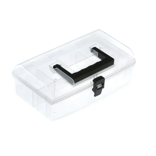 Koffer-Organizer UNIBOX NUN10 – 5 Fächer, transparent, 24,5 x 13,5 x 8,5 cm