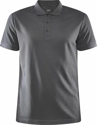 Craft Herren Poloshirt Core Unify Polo Shirt 1909138 grau S - Herren-Shirts mit hohem Tragekomfort, ideal für Fitness und Freizeit, aus 100% atmungsaktivem Polyester.