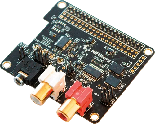 HiFiBerry DAC+ ADC Pro - Raspberry Pi Shield - Sounds & Mikrofone - Hochauflösender Digital-/Analog- und Analog-/Digital-Wandler für beste Audioqualität, inklusive Aufnahmefunktionalität und einfachem Plug-and-Play Anschluss.