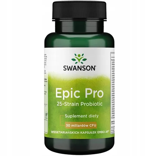 SWANSON PROBIOTIKUM EPIC PRO 25 STÄMME 30 Milliarden KBE IMMUNITÄT Verdauung