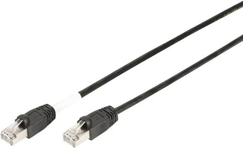 Digitus DK-1644-020/BL-OD RJ45 Netzwerkkabel, Patchkabel CAT 6 S/FTP 2.00m Schwarz UV-Beständig, verdrillte Paare 1St.