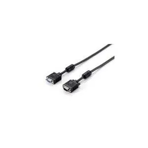 Equip 118804, 10 m, VGA (D-Sub), VGA (D-Sub), Männlich, Weiblich, Schwarz