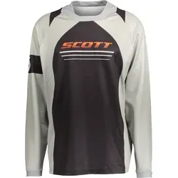 Scott X-Plore Motocross Jersey XL, schwarz-grau - Motocross-Jersey aus strapazierfähigem Stretch-Polyester mit belüfteten Mesh-Einsätzen für optimalen Komfort und Bewegungsfreiheit.