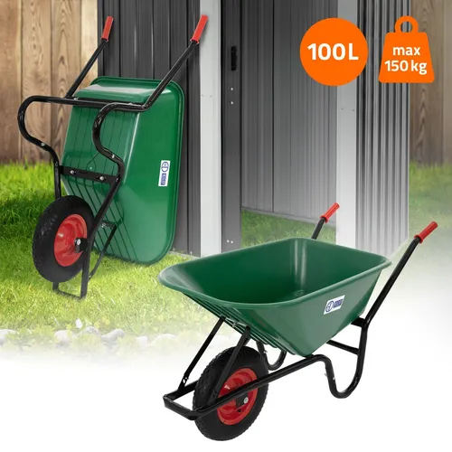 ECD Germany Schubkarre 150kg – Robuste Gartenkarre