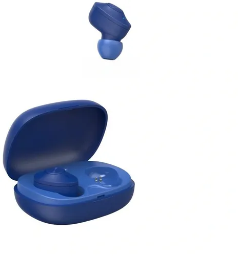Hama Freedom Buddy Bluetooth-Kopfhörer - True Wireless In-Ear mit Bass Boost, kabellose Verbindung und komfortabler Sitz in Blau