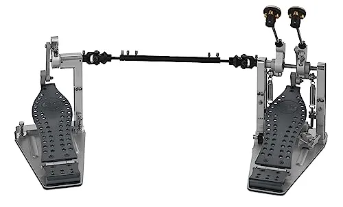 DW DWCPMDD2GR MDD gefrästes Direct Drive Doppel-Bassdrum Pedal – Grau