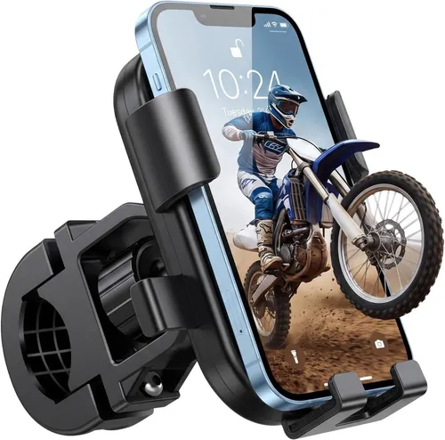 Handyhalterung Fahrrad Lenker 360° Verstellbar Rutschhemmend für 4-7 Zoll
