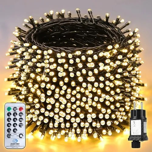 SALCAR 80m LED Lichterkette für Weihnachtsbaum von SALCAR