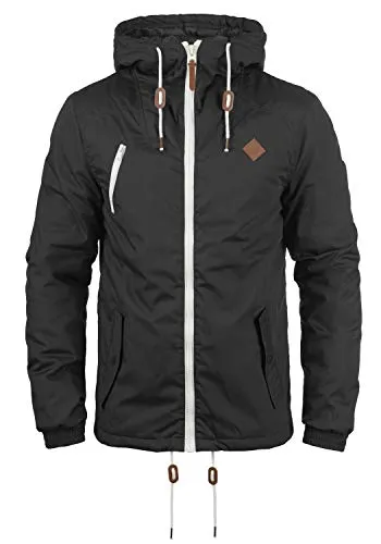 SOLID SDTilden Herren Übergangsjacke - Funktionsjacken, leicht gefüttert mit Kapuze und Kordelzug, ideal für Übergangszeiten und vielseitig kombinierbar für jeden Anlass.