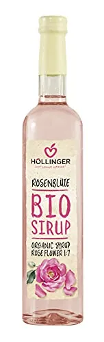 Höllinger Bio Rosenblütensirup, Blütenmischungen, 500 ml