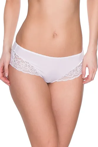 Triumph Damen Slip Amourette Spotlight Hipster, Weiß (EU 36) - Funktionsunterwäsche mit hoher Tragekomfort, grafischer floraler Spitzenverzierung und moderner Form für ein elegantes Gefühl den ganzen Tag.