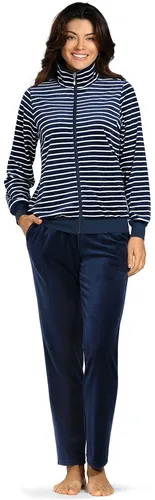comtessa Hausanzug Lovely Dreams (2-teilig) für Damen - Bequemer 2-teiliges Set aus hochwertiger Baumwoll-Mischung, ideal für entspannte Abende. Mit praktischen Eingrifftaschen und einem eleganten Rundhalsausschnitt.