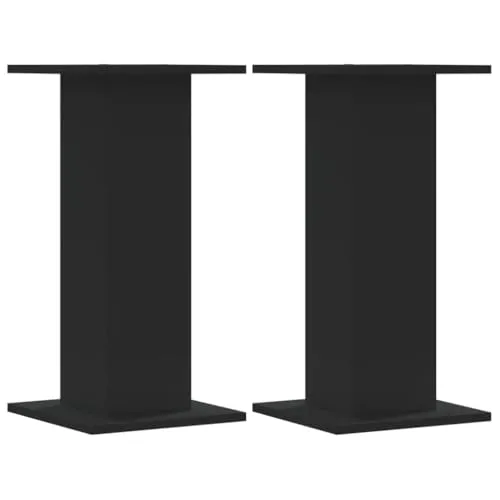 vidaXL Pflanzenständer 2er Set Schwarz 30x30x60 cm in schwarz von vidaXL