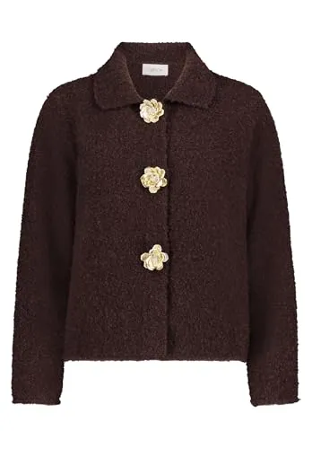 Cartoon Damen Cardigan mit Kragen 40, Braun von Cartoon
