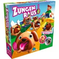 Blue Orange Zungen Raus! - Kinderspiel für 2-4 Spieler, fördert Gedächtnis und Merkfähigkeit, für Kinder ab 4 Jahren