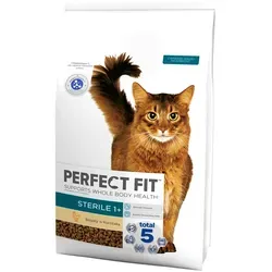 Perfect FitTM Trockenfutter für Katzen nach der Kastration - Huhn 7kg - Katzenfutter für sterilisierten Katzen, unterstützt die gesunde Ernährung und sorgt für einen schmackhaften Genuss.