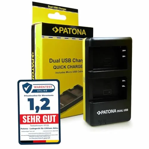 Akkuladegeräte für Kameras von PATONA