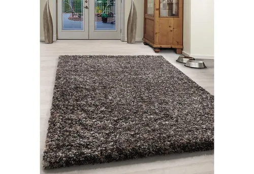 Modern Hochflor Teppich - Flauschiger Langflor Shaggy Flokati - Teppiche - Flauschiger Langflor für stilvollen Komfort in deinem Zuhause. Ideal für Wohnzimmer oder Schlafzimmer und sorgt für ein gemütliches Ambiente.