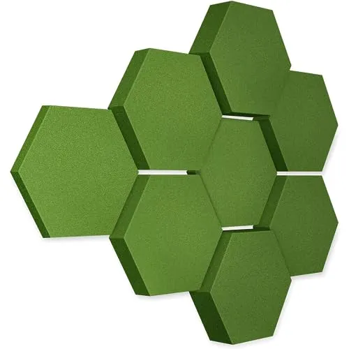 platino24 Schallschutzpaneel Edition LOFT 8 Elemente 3D - Wandpaneele zur optimalen Schalldämmung, handgefertigt aus hochwertigem Basotect für bessere Raumakustik und in zahlreichen Farben erhältlich. Ideal für Musikzimmer, Heimkinos und Besprechungsräume.