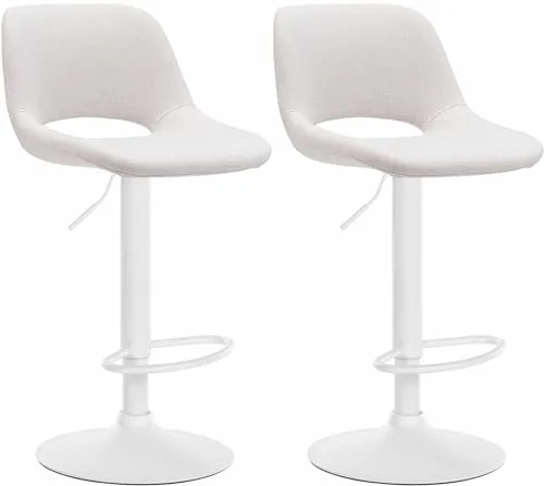 CLP 2er Set Barhocker Camden in beige von CLP