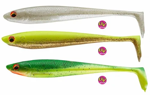 Daiwa Prorex PX Duckfin UV Set 6,0cm 9 Stück Gummifische Bundle