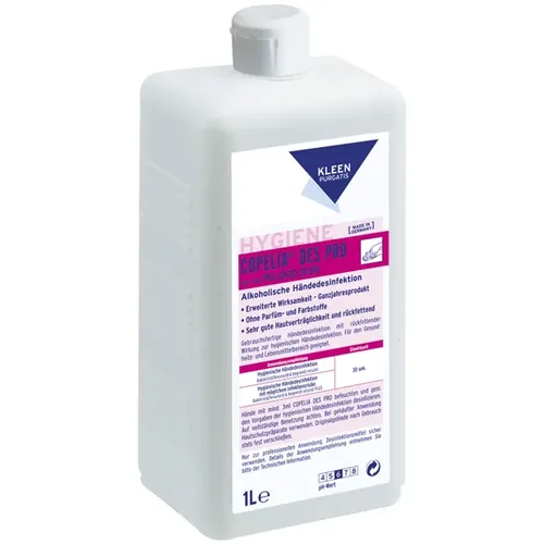 Kleen Purgatis Copelia DES PRO 1000 ml Händedesinfektion gebrauchsfertige Händedesinfektion, VAH gelistet 90000939