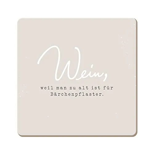 Grafik Werkstatt lustiger Untersetzer aus Kork | Wein, Bunt