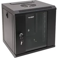 HMF Serverschrank 63306-02 - 10 Zoll Netzwerkschrank - Hochwertiger 10 Zoll Serverschrank mit 6 HE, ideal für die Wand- oder Standmontage. Voll montiert geliefert, bietet er optimales Kabelmanagement und Sicherheit durch eine abschließbare Glastür.
