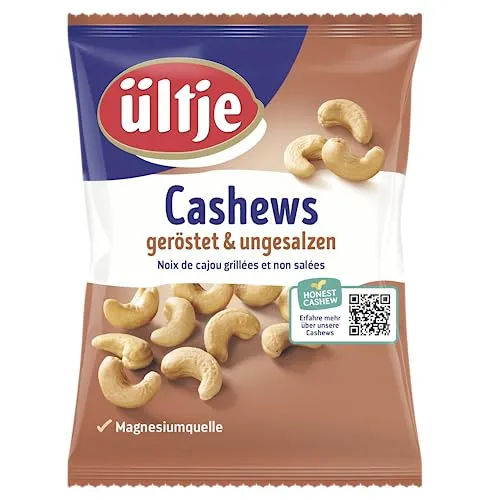ültje Cashews, geröstet, ohne Salz, 150g