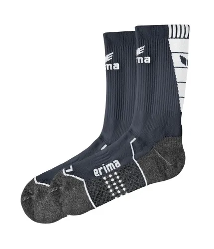 Erima Trainingssocke Crew dunkelgrau/weiss - 1 Paar, Größe: 44-46