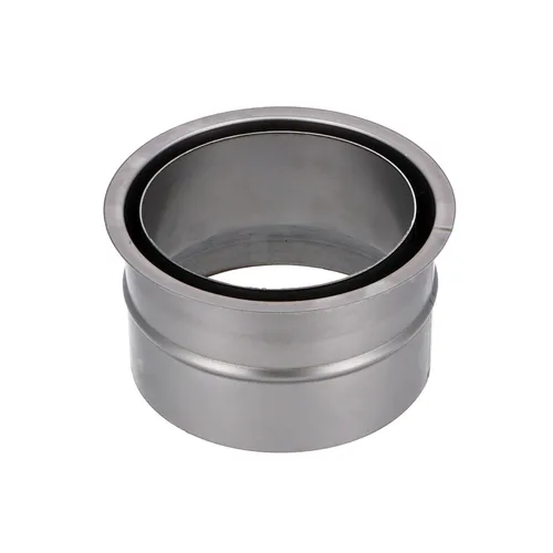 Wandfutter Doppelwandfutter DN 150 mm unlackiert für Rauchrohre