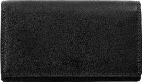 Cluty große Geldbörse im Querformat Echt Leder Damen - Elegante Geldbörse aus 100% echtem Leder mit RFID-Schutz, 20 Fächern für optimale Organisation und kompaktem Design - perfekt für anspruchsvolle Damen.