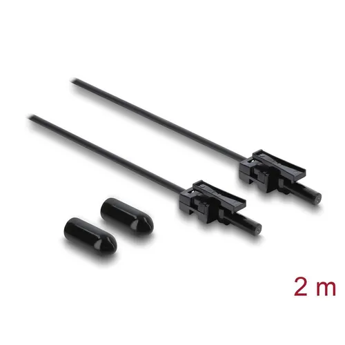 Produktbild Delock LWL POF Kunststoff Kabel HFBR 4532-4532Z Simplex Stecker zu...