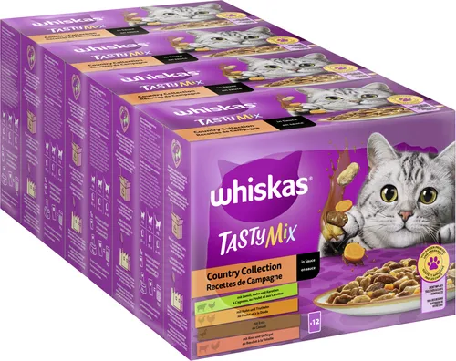 Produktbild Whiskas Tasty Mix Multipack Country Collection in Sauce | 48x 85g