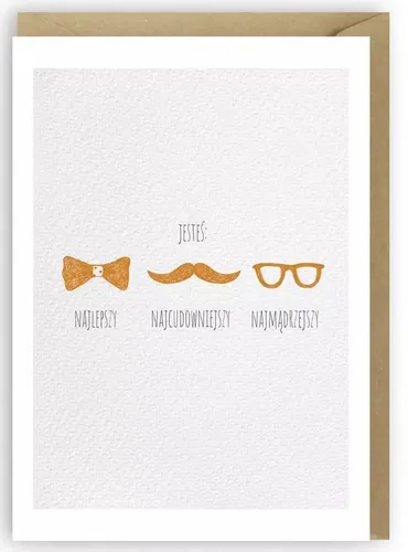 Kartka Jesteś najlepszy, najmądrzejszy K057 Cardie 5904119260568