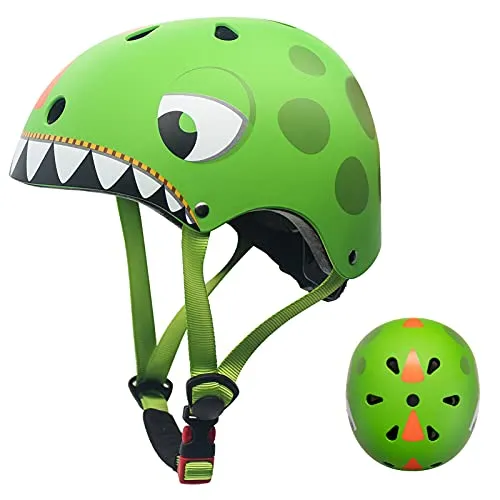 Kinderhelm 2 3 4 5 Jahr Jungen Mädchen | Kinder Fahrradhelm Skateboard Klettern Scooter Laufrad | Größe: 50-54 cm | Verstellbar Kinder Jugend Helm mit CE-Zertifizierung