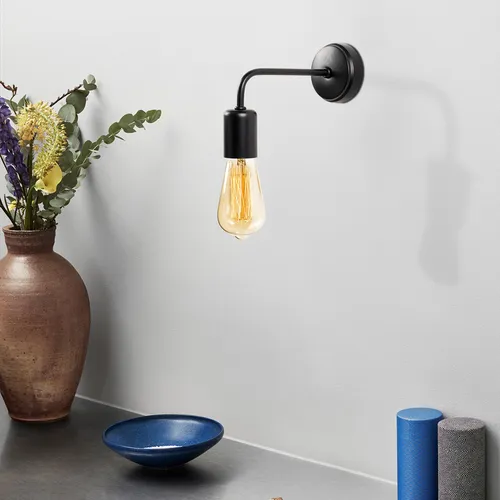 Opviq, Denge- Denge OPV, Schwarz, Wandleuchten, 8 x 20 cm, STAHLKÖRPER