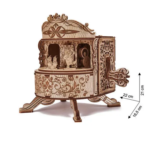 Wood Trick - Holz Modellbau Fairy Theater Good Morning to All Happy Birthday