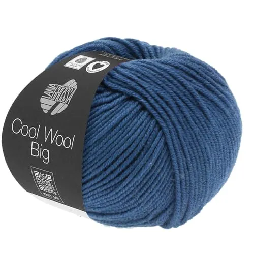 Produktbild LANA GROSSA Cool Wool Big | Extrafeine Merinowolle waschmaschinenfest und filzfrei | Handstrickgarn aus 100% Schurwolle (Merino) | 50g Wolle zum Stricken & Häkeln | 120m Garn FB 968