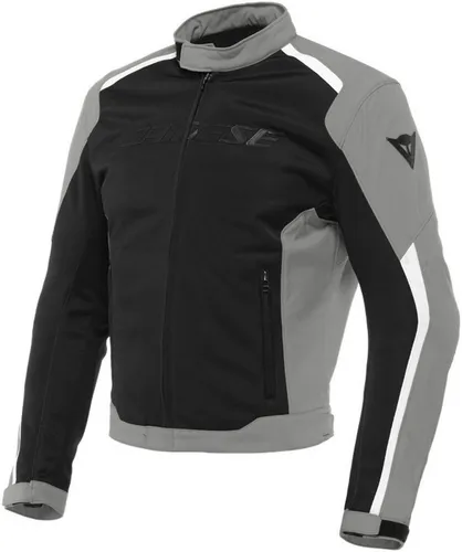 Dainese Hydraflux 2 Air D-Dry Textiljacke - Wasserdicht, Schwarz/Grau/Weiß, Größe 58 - Vielseitige Motorradjacke mit herausnehmbarer D-Dry® Membran für optimalen Schutz bei jedem Wetter. Ideal für heiße Tage und plötzliche Wetterumschwünge.