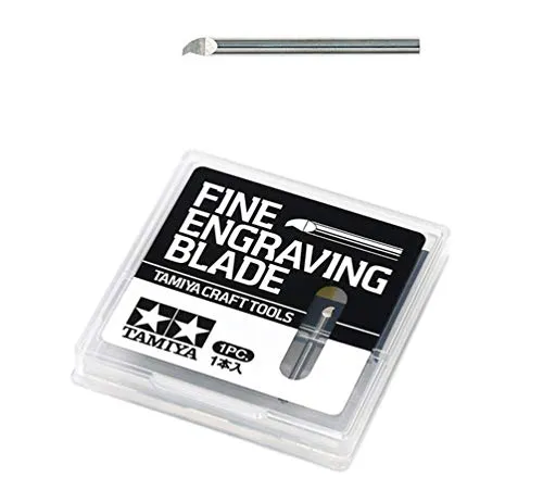 Tamiya 300074136 Gravurklinge 0,2mm / 2mm Schaft/L.25mm