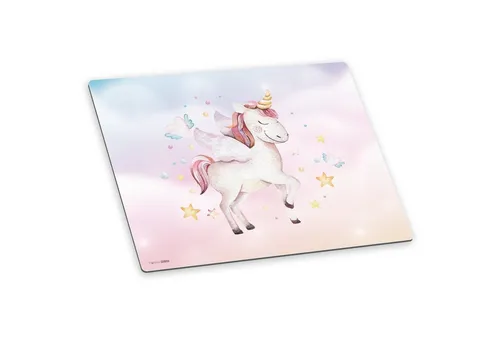 itenga Schreibtischunterlage itenga Deluxe Schreibtischunterlage Einhorn Wasser