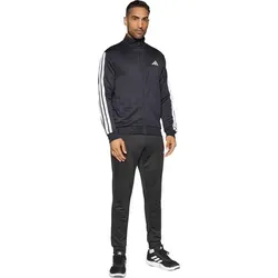 adidas Herren 3 STRIPES FRENCH TERRY TRACKSUITS - Trainingsbekleidung aus 100 % recyceltem Polyester, regulär geschnitten mit durchgehendem Reißverschluss und praktischen Taschen für optimalen Komfort beim Training.