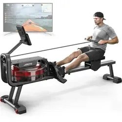 JOROTO Rudergerät MR23 & MR26 – Wasser Rudergerät für Zuhause mit 150 kg Belastbarkeit - Erleben Sie ein realistisches Rudertraining mit dem JOROTO MR23 Wasser Rudergerät. Mit innovativem Wassertankdesign und einfacher Handhabung ist es ideal für effektives Training zu Hause. Inklusive 30 Tage Kinomap APP-Mitgliedschaft!