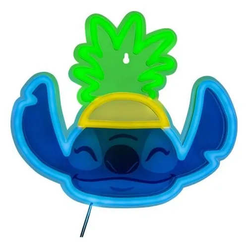 Paladone Lilo & Stitch Pineapple LED Neon Wandleuchte - Energiesparlampe mit offizieller Disney-Lizenz, bringt lebendige Farben in Ihr Zuhause und ist das perfekte Geschenk für Lilo & Stitch-Fans.