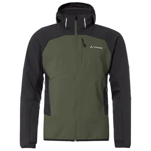 VAUDE Men's Larice Jacket V Khaki L - Wanderjacke, klimaneutral und umweltfreundlich, winddicht mit praktischen Reißverschlusstaschen für optimale Funktionalität bei Outdoor-Aktivitäten.