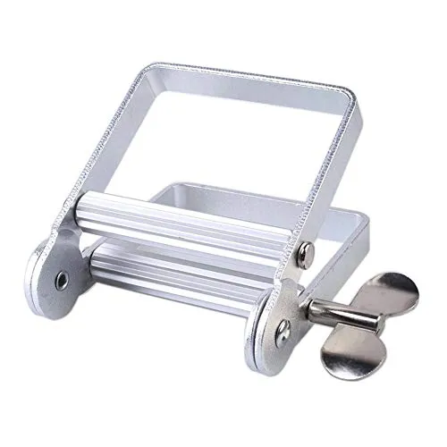SunTaYon Tubenquetscher - Tubenausdrücker für Zahnpasta, Acrylfarbe, Arzneimittel, Leim, Wasabi - Metall Tube Roller, Haarfarbe, Kosmetik