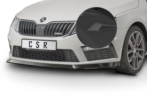CSR Cup-Spoilerlippe ABS strukturiert mit ABE für Skoda Octavia III 5E RS