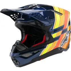 Alpinestars Supertech M10 TLD Edition 25 Motocross Helm XL - Motorradhelm mit patentiertem A-Kopfanpassungssystem für optimale Passform und ultrabelüftet mit 28 Belüftungsöffnungen für maximalen Komfort beim Fahren.